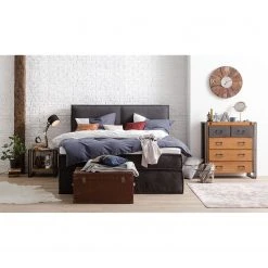 Ars manufacti Kommode Manchester II - Akazie massiv / Metall - Akazie / Anthrazit -Schlafzimmer Verkaufe DE beistelltisch manchester akazie massiv metall 4756832