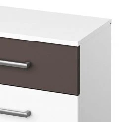 Rauch Blue Bettanlage Barcelona (3-teilig) - Alpinweiß/Lavagrau - Liegefläche: 180 x 200 cm -Schlafzimmer Verkaufe DE bettanlage barcelona 3 teilig alpinweiss lavagrau 329003