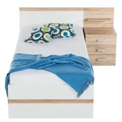 Rauch Orange Bettanlage Gandra (2-teilig) - Eiche Sanremo Dekor / Alpinweiß -Schlafzimmer Verkaufe DE bettanlage gandra 2 teilig eiche sanremo dekor alpinweiss 3329001