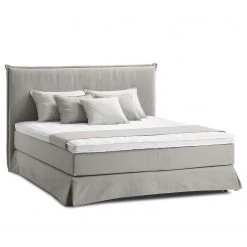 Mørteens Boxspringbett Avellino II - Schlamm - 180 x 200cm