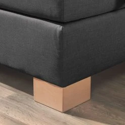 Ridgevalley Boxspringbett Bottna - Anthrazit - 180 x 200cm - Bonellfederkernmatratze - H2 -Schlafzimmer Verkaufe DE boxspringbett bottna strukturstoff 160 x 200cm h2 bis 80 kg bonellfederkernmatratze anthrazit 4302504