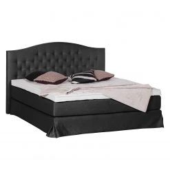 Maison Belfort Boxspringbett La Chatre - Anthrazit - 160 x 200cm