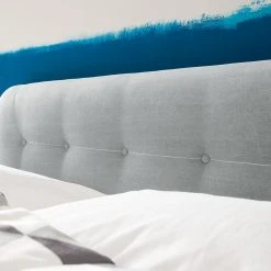 Mørteens Boxspringbett Mälby - Lichtgrau - 200 x 200cm -Schlafzimmer Verkaufe DE boxspringbett maelby webstoff 140 x 200cm hellgrau 3784096