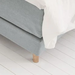 Mørteens Boxspringbett Mälby - Lichtgrau - 200 x 200cm -Schlafzimmer Verkaufe DE boxspringbett maelby webstoff 140 x 200cm hellgrau 3784100