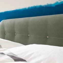 Mørteens Boxspringbett Mälby - Khaki - 180 x 200cm -Schlafzimmer Verkaufe DE boxspringbett maelby webstoff 140 x 200cm khaki 3784196