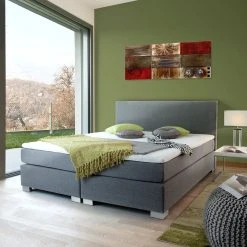 Fredriks Boxspringbett Ramona II - Grau - 180 x 200cm -Schlafzimmer Verkaufe DE boxspringbett ramona ii 180 x 200cm grau 522944