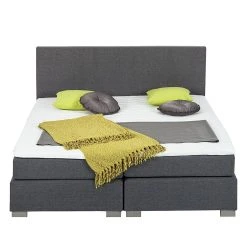 Fredriks Boxspringbett Ramona II - Grau - 180 x 200cm -Schlafzimmer Verkaufe DE boxspringbett ramona ii inklusive topper strukturstoff grau 361617