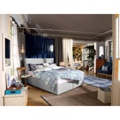 Tom Tailor Boxspringbett Soft Cloud Webstoff - Stoff TUS: 19 light grey - 160 x 200cm - H2 -Schlafzimmer Verkaufe DE boxspringbett soft cloud webstoff 160 x 200cm h2 bis 100 kg stoff tus19 light grey 4630280