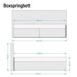 Tom Tailor Boxspringbett Soft Cloud Webstoff - Stoff TUS: 19 light grey - 160 x 200cm - H2 -Schlafzimmer Verkaufe DE boxspringbett soft cloud webstoff 160 x 200cm h2 bis 100 kg stoff tus19 light grey 4630292