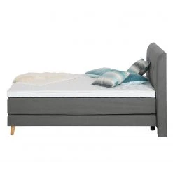 Mørteens Boxspringbett Mälby - Anthrazit - 200 x 200cm -Schlafzimmer Verkaufe DE boxspringbett sorsele webstoff 3676385
