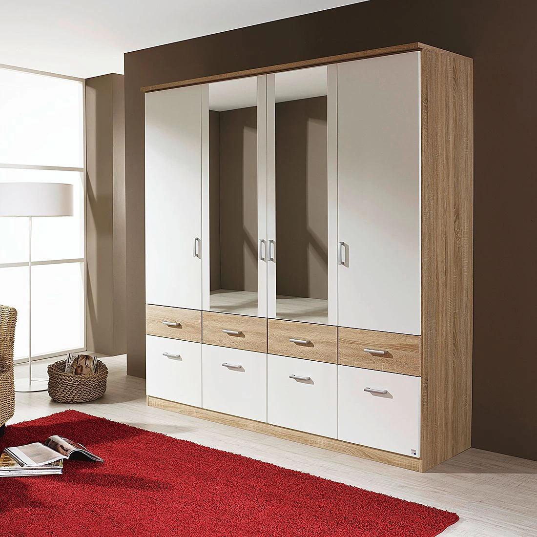 Rauch Blue Drehtueren-/Kombischrank Bremen - Breite: 136 cm - Mit Spiegeltür/-en 13 Rauch Blue Drehtueren-/Kombischrank Bremen - Breite: 136 cm - Mit Spiegeltür/-en – Bild 13