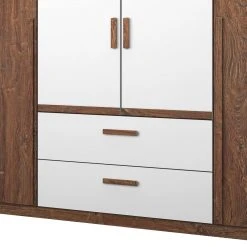 Rauch Orange Drehtürenschrank Bernau - Braun / Weiß - Breite: 181 cm -Schlafzimmer Verkaufe DE drehtuerenschrank bernau alpinweiss 181 cm 4 tuerig 3747956