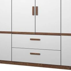 Rauch Orange Drehtürenschrank Bernau - Braun / Weiß - Breite: 226 cm -Schlafzimmer Verkaufe DE drehtuerenschrank bernau alpinweiss 226 cm 6 tuerig 3747988
