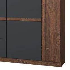 Rauch Orange Drehtürenschrank Bernau - Dunkelbraun / Anthrazit - Breite: 226 cm -Schlafzimmer Verkaufe DE drehtuerenschrank bernau graumetallic 226 cm 6 tuerig 3747976