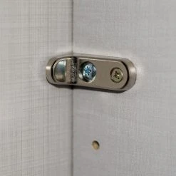 Express Möbel Drehtürenschrank Brooklyn XIII - Alpinweiß / Spiegelglas - Höhe: 236 cm - Breite: 200 cm -Schlafzimmer Verkaufe DE drehtuerenschrank brooklyn xiii hochglanz weiss eiche sanremo hell dekor 150 cm 3 tuerig 216 cm 4767456