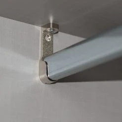 Express Möbel Drehtürenschrank Brooklyn XIII - Alpinweiß / Spiegelglas - Höhe: 236 cm - Breite: 200 cm -Schlafzimmer Verkaufe DE drehtuerenschrank brooklyn xiii hochglanz weiss eiche sanremo hell dekor 150 cm 3 tuerig 216 cm 4767460