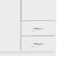 Rauch Blue Drehtürenschrank Case II - Alpinweiß - Schrankbreite: 135 cm - 3-türig - Standard -Schlafzimmer Verkaufe DE drehtuerenschrank case ii alpinweiss 274278