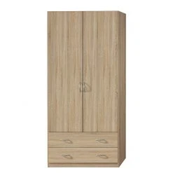 Rauch Blue Drehtürenschrank Case IV - Sonoma Eiche Dekor - Schrankbreite: 91 cm - 2-türig -Schlafzimmer Verkaufe DE drehtuerenschrank case iv sonoma eiche dekor 274422