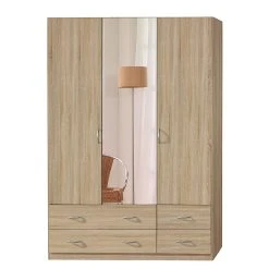 Rauch Blue Drehtürenschrank Case IV - Sonoma Eiche Dekor - Schrankbreite: 91 cm - 2-türig -Schlafzimmer Verkaufe DE drehtuerenschrank case iv sonoma eiche dekor 274423