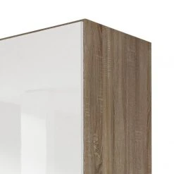 Rauch Blue Drehtürenschrank Celle (2-türig) - Hochglanz Weiß/Eiche Sonoma Dekor -Schlafzimmer Verkaufe DE drehtuerenschrank celle 2 tuerig hochglanz weiss eiche sonoma 250144