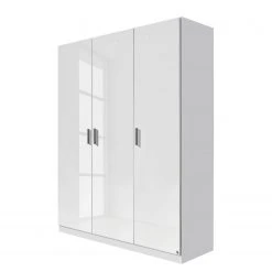 Rauch Blue Drehtürenschrank Celle - Alpinweiß / Hochglanz Weiß - Breite: 136 cm