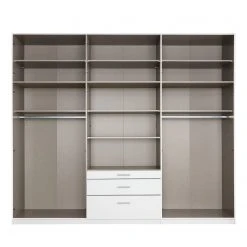 Rauch Orange Drehtürenschrank Hildesheim - Alpinweiß - Breite: 271 cm - Mit Spiegeltür/-en -Schlafzimmer Verkaufe DE drehtuerenschrank hildesheim alpinweiss mit spiegeltuer en 4843072