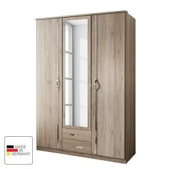 Wimex Drehtürenschrank Duo Iba - Eiche Sanremo Dekor - Schrankbreite: 135 cm - 3-türig
