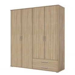 Rauch Blue Drehtürenschrank Rasant - Eiche Sonoma Dekor - Breite: 168 cm - Ohne Spiegeltür/-en