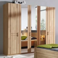 Rauch Orange Drehtürenschrank Sitara II - Erle teilmassiv - lackiert - Schrankbreite: 235 cm - 5-türig - 1 Spiegel -Schlafzimmer Verkaufe DE drehtuerenschrank sitara ii erle teilmassiv lackiert 333498