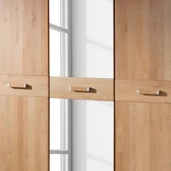 Rauch Orange Drehtürenschrank Valerie - Höhe: 214 cm - Breite: 189 cm - 4 - Mit Kranzblende -Schlafzimmer Verkaufe DE drehtuerenschrank valerie erle teilmassiv 218 cm mit kranzblende 2284882