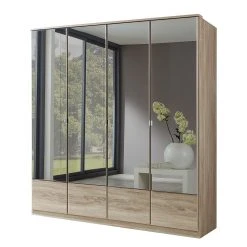 Wimex Drehtürenschrank Rajmi - Eiche Sägerau Dekor - Schrankbreite: 90 cm - 2 Spiegel -Schlafzimmer Verkaufe DE drehtuerenschrank vanity eiche saegerau 1431455