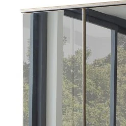 Wimex Drehtürenschrank Rajmi - Eiche Sägerau Dekor - Schrankbreite: 90 cm - 2 Spiegel -Schlafzimmer Verkaufe DE drehtuerenschrank vanity eiche saegerau 1431457