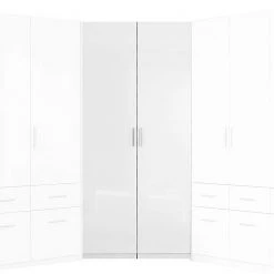 Rauch Blue Eckschrank Celle - Hochglanz Weiß / Alpinweiß