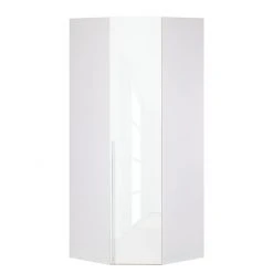 Express Möbel Eckschrank ONE 200 VI - Polarweiß/LackWeiß - 216 cm