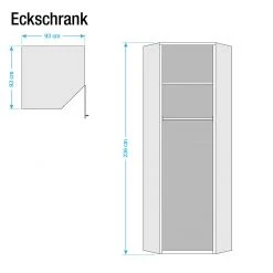 Express Möbel Eckschrank Brooklyn V - Höhe: 236 cm -Schlafzimmer Verkaufe DE eckschrank melva graphit spiegel 1030962