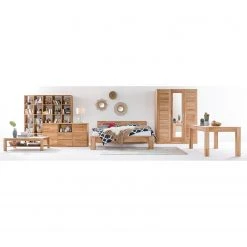 Ars Natura Massivholzbettgestell ParosWood - Buche - 180 x 200cm -Schlafzimmer Verkaufe DE esstisch kimwood i mit ausziehfunktion buche massiv kernbuche geoelt 4766928
