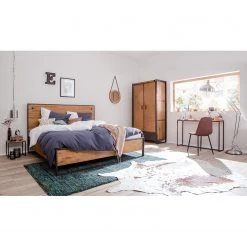 Ars manufacti Garderobenschrank Manchester II - Akazie teilmassiv / Metall - Akazie / Anthrazit - Breite: 110 cm -Schlafzimmer Verkaufe DE garderobenschrank manchester akazie teilmassiv akazie akazie anthrazit 110 cm 2 tuerig 4874972