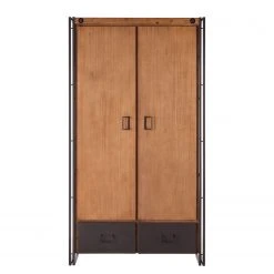 Ars manufacti Garderobenschrank Manchester II - Akazie teilmassiv / Metall - Akazie / Anthrazit - Breite: 110 cm -Schlafzimmer Verkaufe DE garderobenschrank manchester akazie teilmassiv akazie akazie anthrazit 110 cm 2 tuerig 4874996