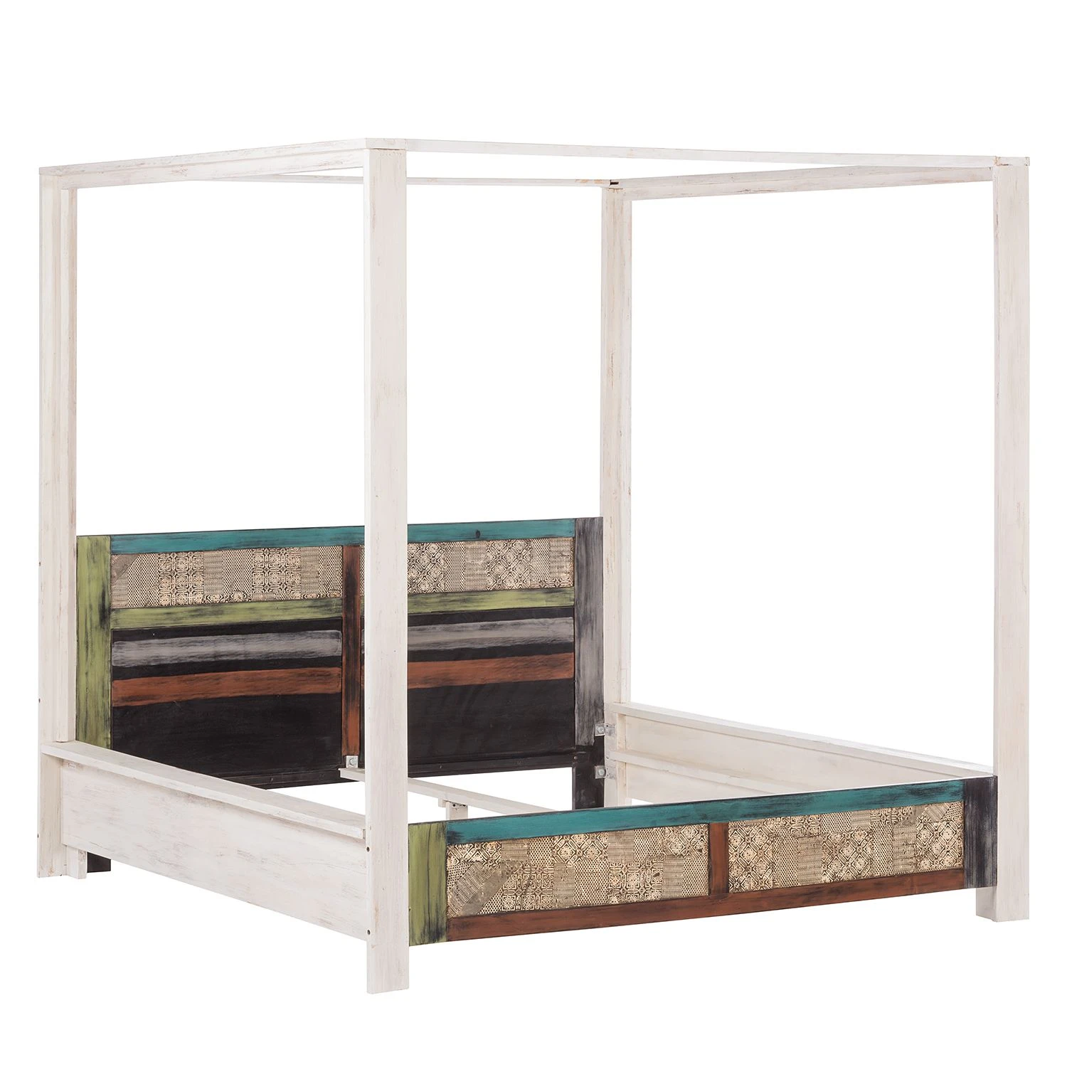 Wolf-Möbel Himmelbett Goa White - Akazie massiv - Weiß 7 Wolf-Möbel Himmelbett Goa White - Akazie massiv - Weiß – Bild 7