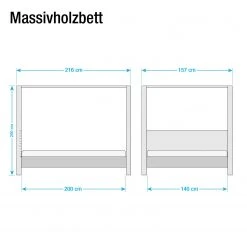 Neue Modular Himmelbett Porto-Alegre - Naturpordukt - eventuell leichte Abweichung vom Bild - 140 x 200cm -Schlafzimmer Verkaufe DE himmelbett porto alegre sumpfeiche massiv 140 x 200cm 3543605