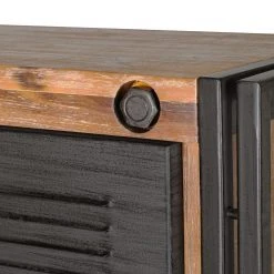 Ars manufacti Hochkommode Manchester - Akazie massiv / Metall - Akazie / Anthrazit -Schlafzimmer Verkaufe DE hochkommode manchester akazie massiv metall 4873512