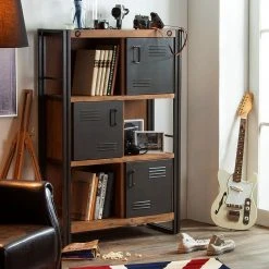 Ars manufacti Hochkommode Manchester - Akazie massiv / Metall - Akazie / Anthrazit -Schlafzimmer Verkaufe DE hochkommode manchester akazie massiv metall 4873520