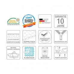 Breckle Komfortschaum-Matratze Champion II - 140 x 200cm - H3 -Schlafzimmer Verkaufe DE komfortschaum matratze champion ii 2266654