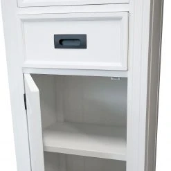 Maison Belfort Kommode Nasinu I - Paulownia teilmassiv - Weiß / Antik Grau -Schlafzimmer Verkaufe DE kommode braun weiss 4727748