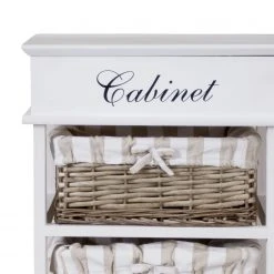 Maison Belfort Kommode Elven IV - Paulownia massiv - Weiß / Braun -Schlafzimmer Verkaufe DE kommode elven iv paulownia massiv weiss 4347408