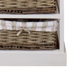 Maison Belfort Kommode Elven IV - Paulownia massiv - Weiß / Braun -Schlafzimmer Verkaufe DE kommode elven iv paulownia massiv weiss 4347412