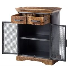 Ars manufacti Kommode Hunter II - Metall / Mango massiv - Mango / Blaugrau -Schlafzimmer Verkaufe DE kommode hunter ii metall mango massiv mango blaugrau 4414564