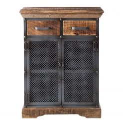 Ars manufacti Kommode Hunter II - Metall / Mango massiv - Mango / Blaugrau -Schlafzimmer Verkaufe DE kommode hunter ii metall mango massiv mango blaugrau 4845740