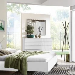 Wiemann Sideboard Loft -Schlafzimmer Verkaufe DE kommode loft glas weiss weiss 5041448