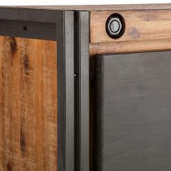 Ars manufacti Kommode Manchester - Akazie teilmassiv / Metall - Akazie / Anthrazit -Schlafzimmer Verkaufe DE kommode manchester akazie massiv metall 4873260